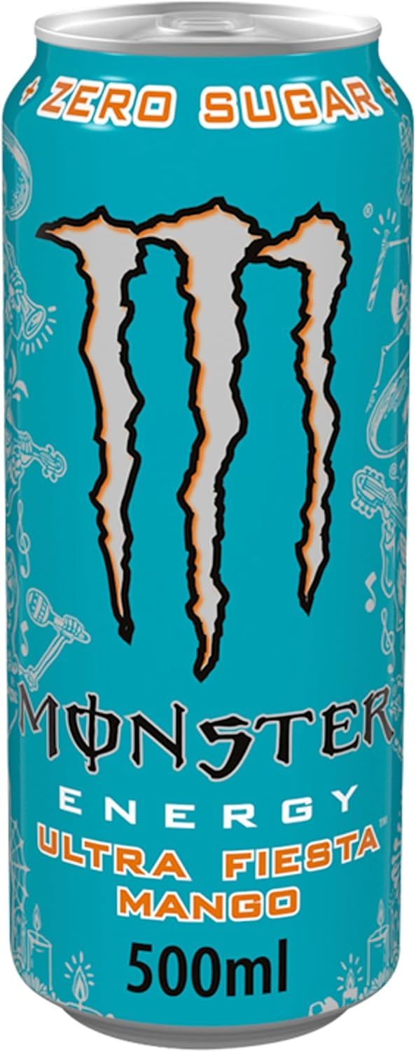 Monster Energy Ultra Mango Fiesta [Zero Sugar] 500ml Can [CASE of 24 Cans]