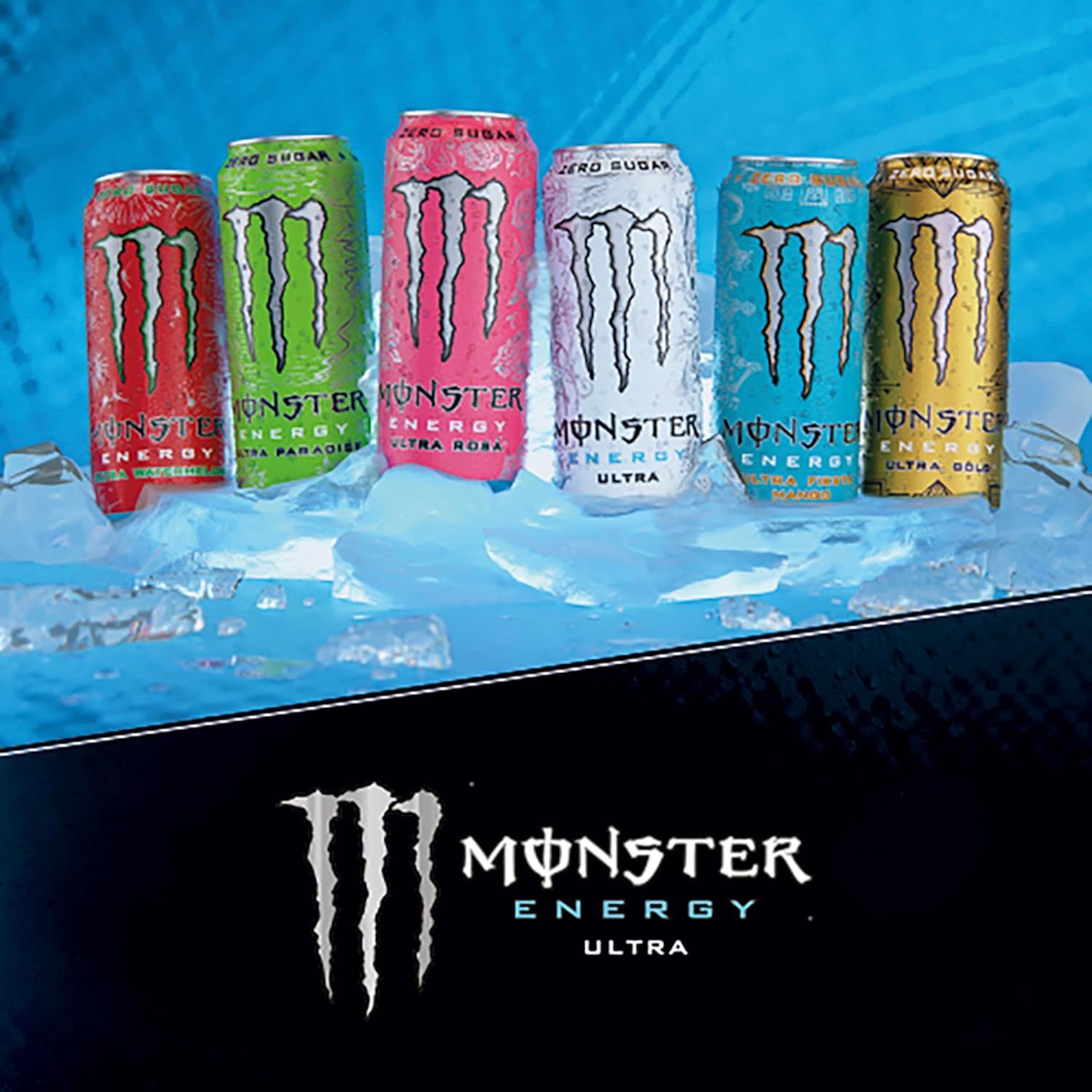 Monster Energy Ultra Mango Fiesta [Zero Sugar] 500ml Can [CASE of 24 Cans]