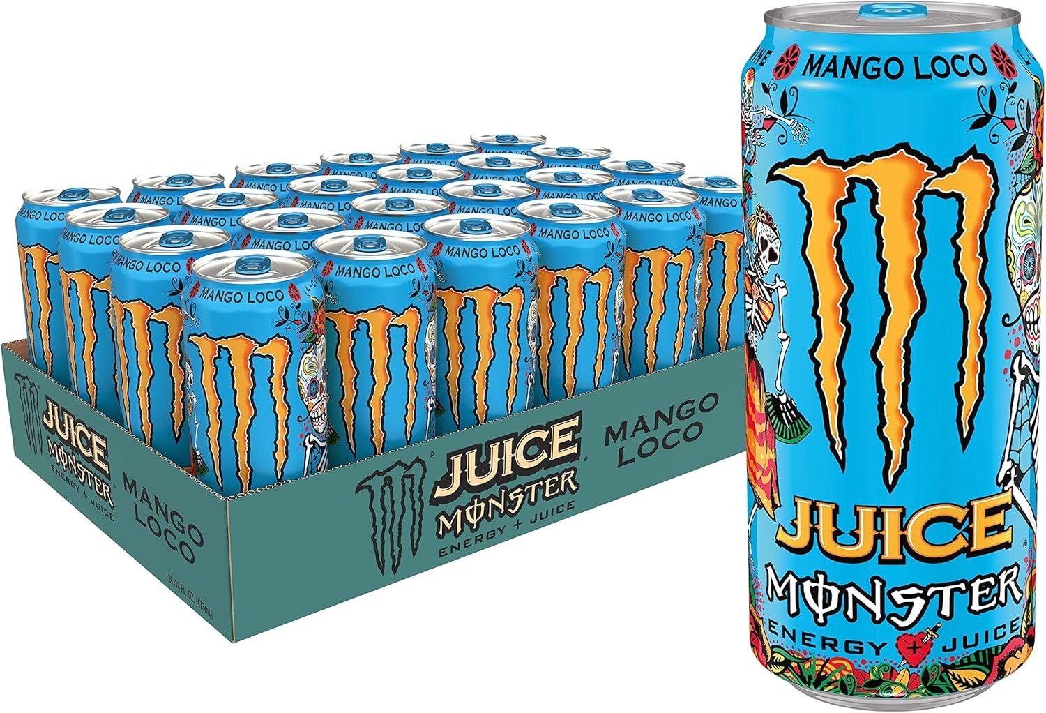 Monster Energy Mango Loco [500ml] Can [CASE of 24 Cans]