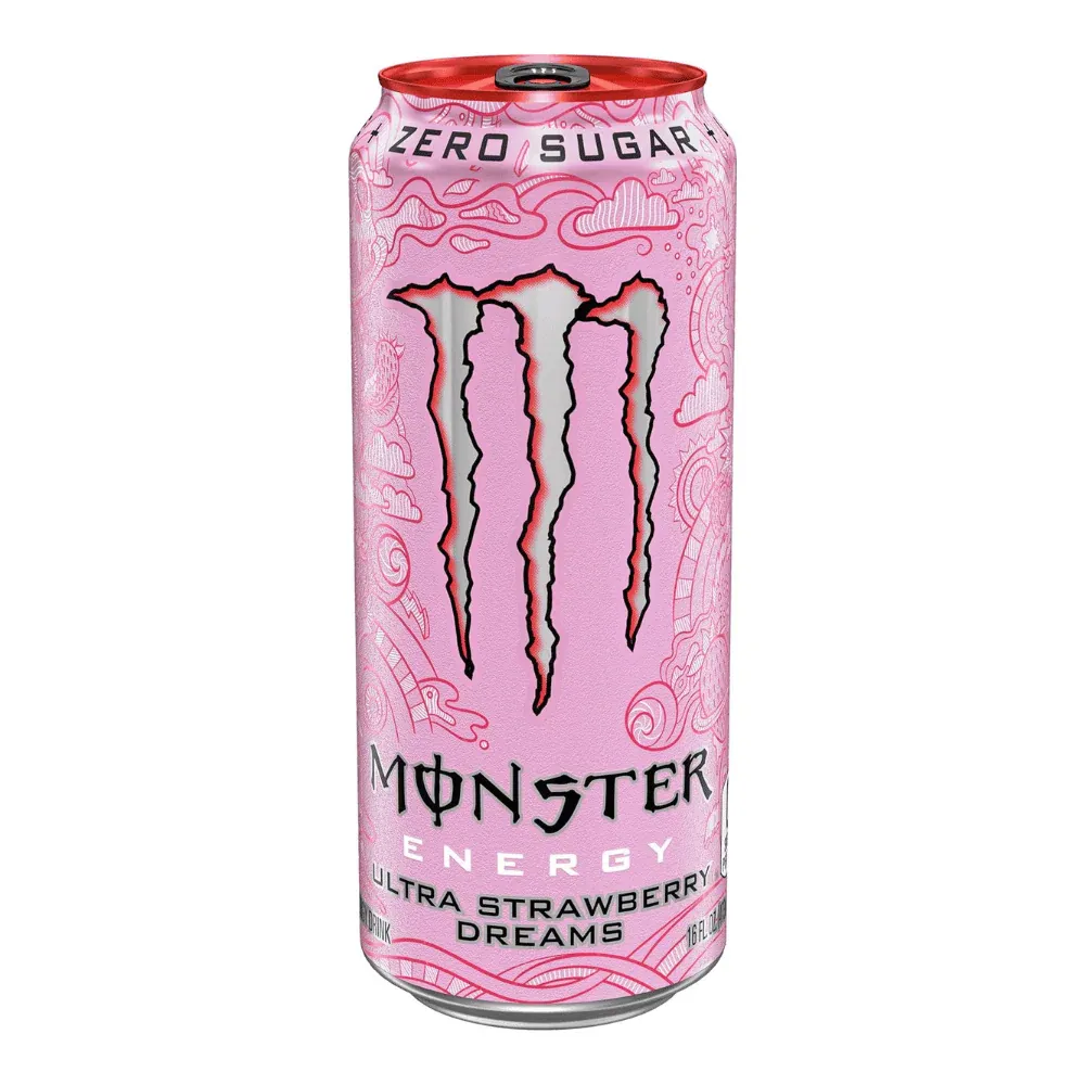 Monster Energy  Ultra Strawberry Dreams [Zero Sugar] 500ml Can [CASE of 24 Cans]