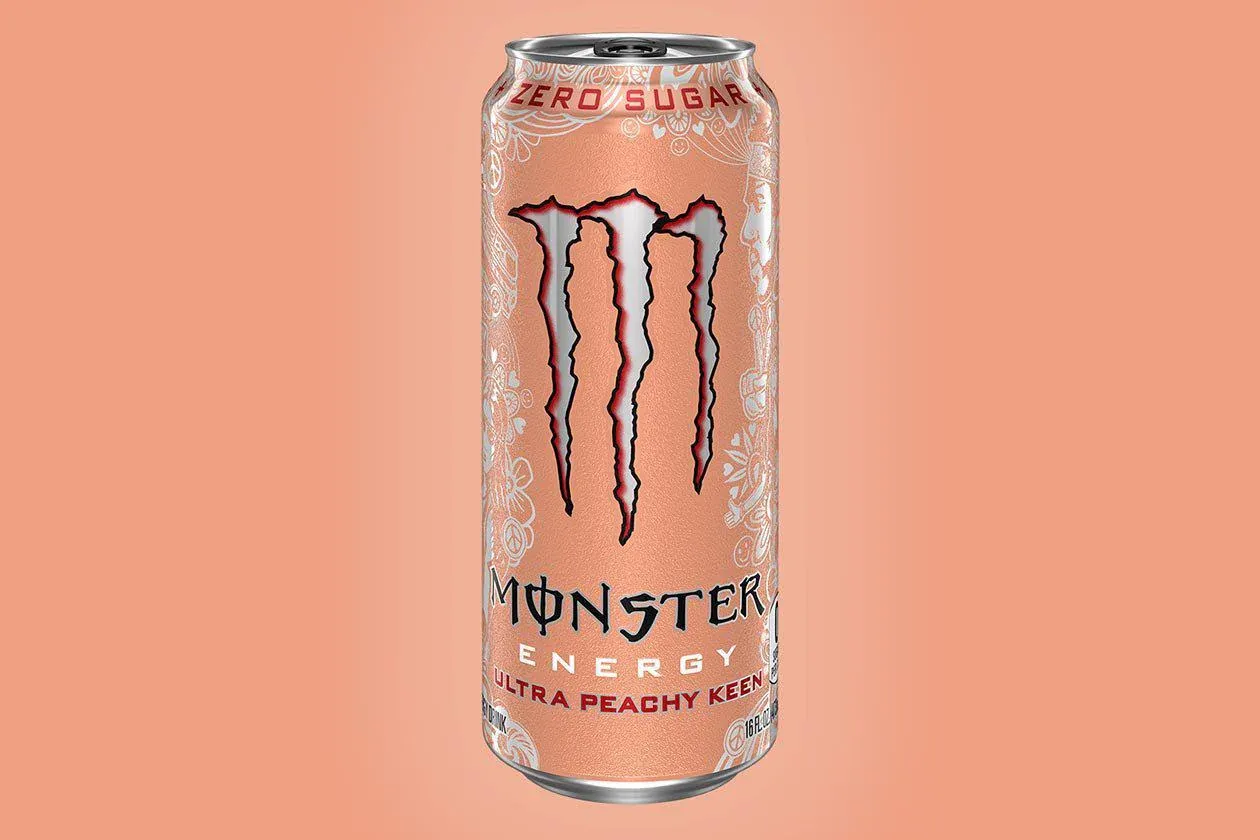 Monster Energy Ultra Peachy Keen [Zero Sugar] 500ml Can [CASE of 24 Cans]