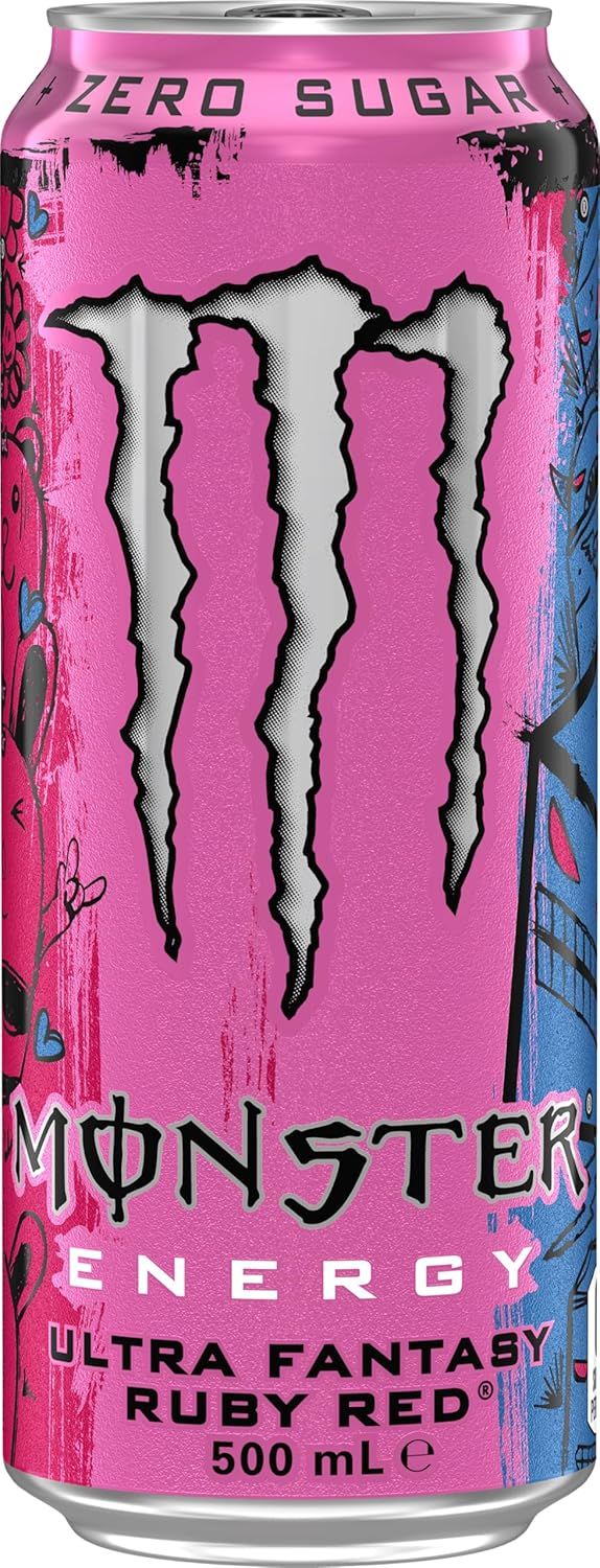 Monster Energy Ultra Fantasy Ruby Red [Zero Sugar] 500ml Can
