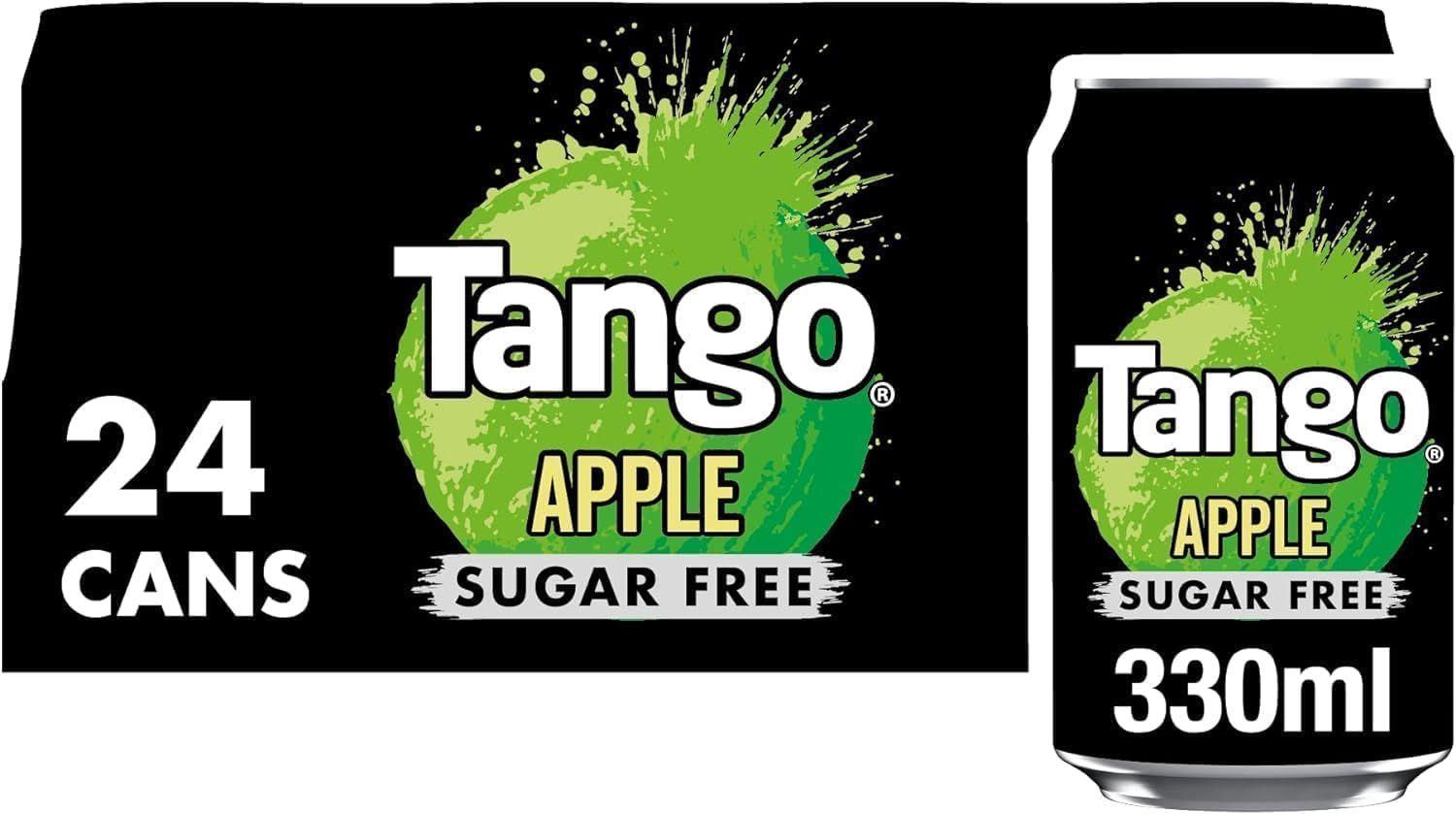 Tango [Sugar Free] APPLE 330ml Can [CASE of 24 Cans]