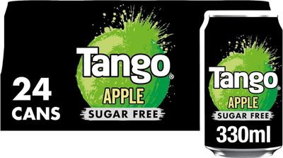 Tango [Sugar Free] APPLE 330ml Can [CASE of 24 Cans]