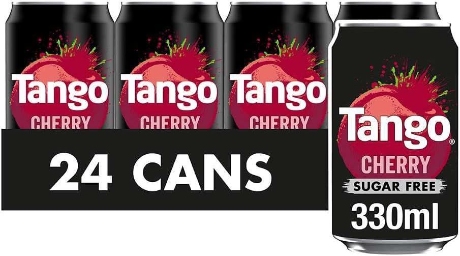 Tango [Sugar Free] CHERRY 330ml Can [CASE of 24 Cans]
