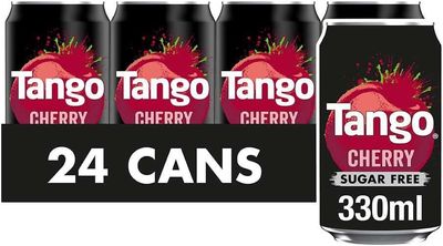 Tango [Sugar Free] CHERRY 330ml Can [CASE of 24 Cans]