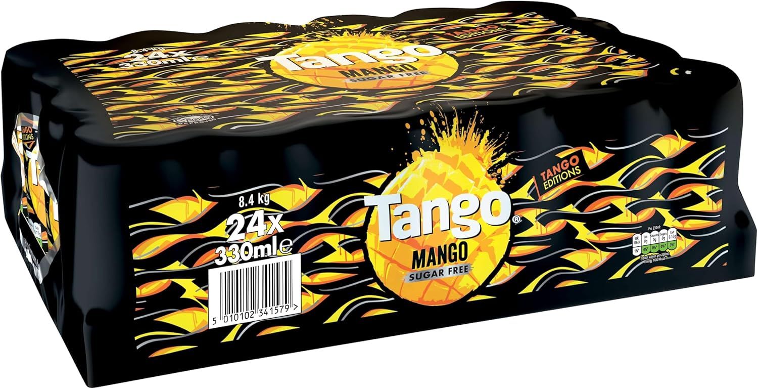 Tango [Sugar Free] MANGO 330ml Can [CASE of 24 Cans]