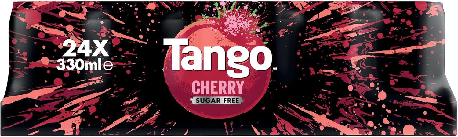 Tango [Sugar Free] CHERRY 330ml Can [CASE of 24 Cans]