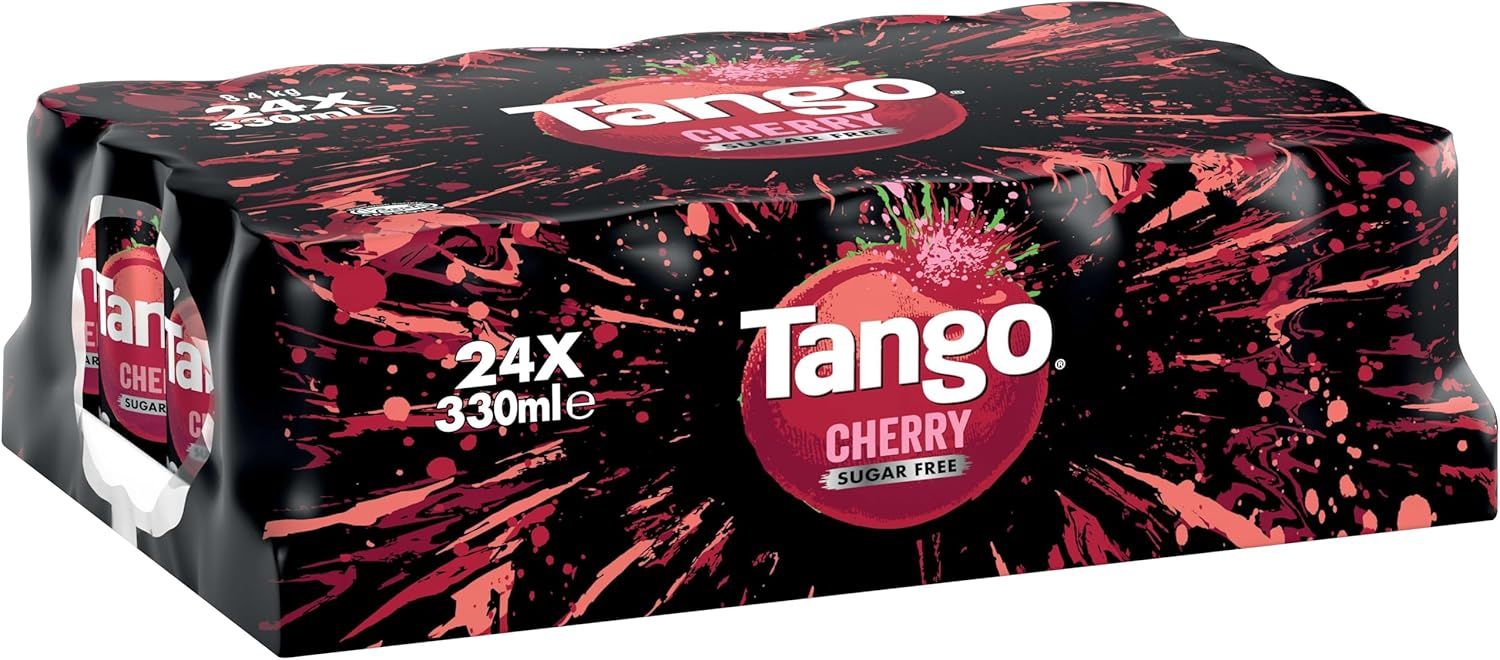 Tango [Sugar Free] CHERRY 330ml Can [CASE of 24 Cans]