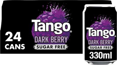 Tango [Sugar Free] DARK BERRY 330ml Can [CASE of 24 Cans]