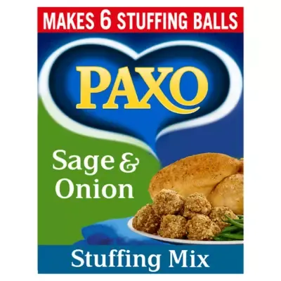Paxo Sage and Onion Stuffing Mix 85g Box [Makes 6 Stuffing Balls]