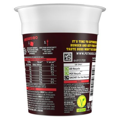 Pot Noodle [Flame Grilled Steak Flavor] 90g