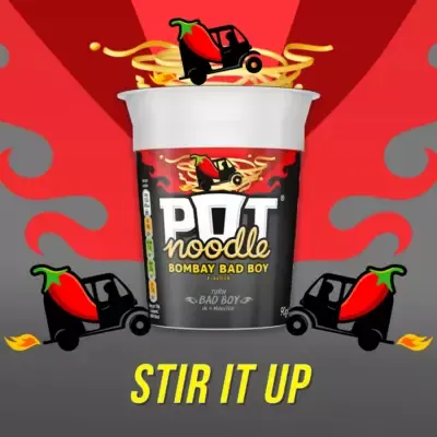 Pot Noodle [Bombay Bad Boy Flavor] 90g