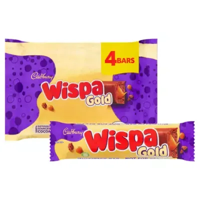 Cadbury Wispa Gold Chocolate Bars (4pcs/Pack)