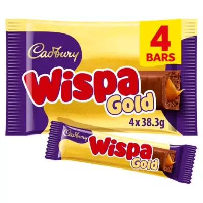 Cadbury Wispa Gold Chocolate Bars (4pcs/Pack)