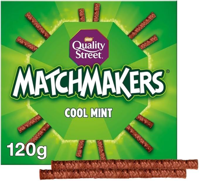 Matchmakers Cool Mint  [Quality Street] Chocolate Sticks 120g Box