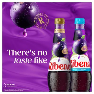 Ribena Light No Added Sugar Blackcurrant Squash 1.5L Bottle