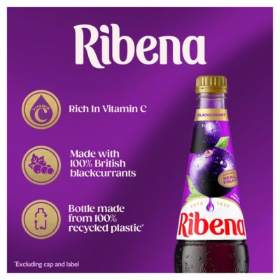 Ribena Blackcurrant Squash 1.5L Bottle