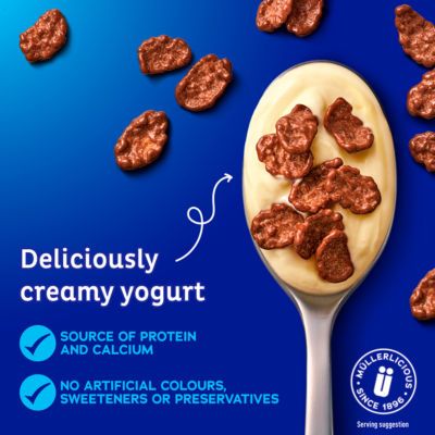 Muller Corner Banana Yogurt with Chocolate Flakes 124g Yoghurt