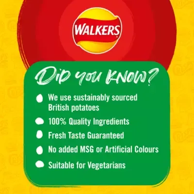 Walkers Ready Salted Multipack Crisps (6 x 25g)