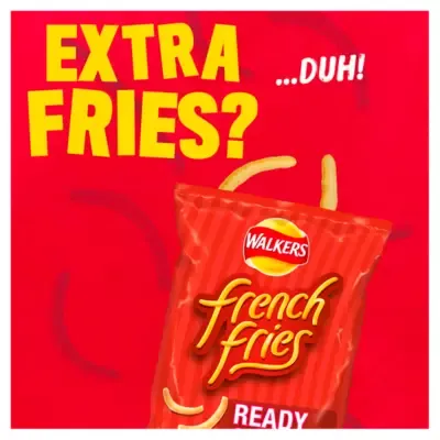 Walkers French Fries Ready Salted Multipack Crisps (6 x 18g)