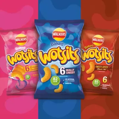 Walkers Wotsits Prawn Cocktail Multipack Snacks Crisps   (6 x 13.5g)