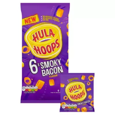 Hula Hoops Smoky Bacon Flavour (6 x 24g)