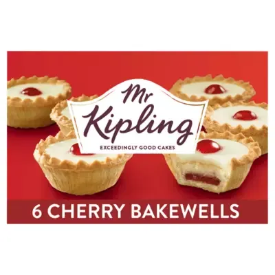 Mr Kipling Cherry Bakewell Tarts [6 Pack]