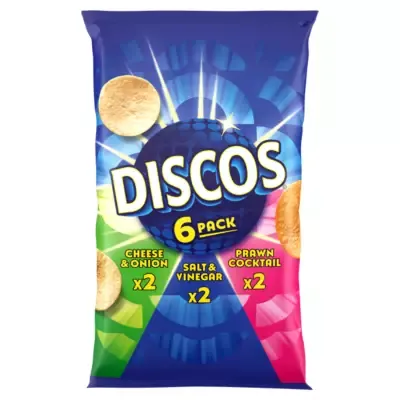 Discos Variety Multipack Crisps [6 Pack] 6 x 25.5g