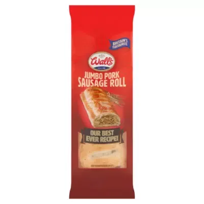 Wall&#39;s Jumbo Pork Sausage Roll 130g