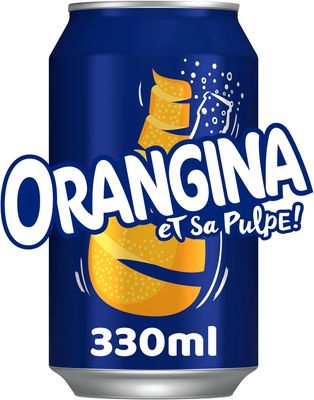 Orangina Sparkling Fruit Drink 330ml Can