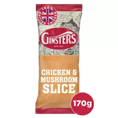 Ginsters Chicken &amp; Mushroom Slice 170g