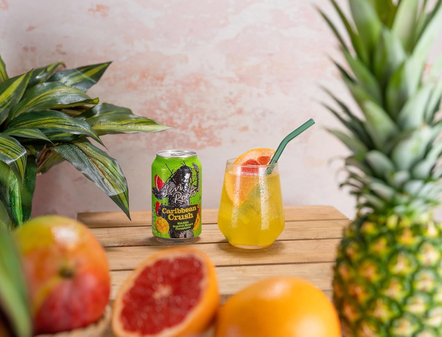Levi Roots Caribbean Crush – Sparkling Fruit Juice Drink 330ml Can