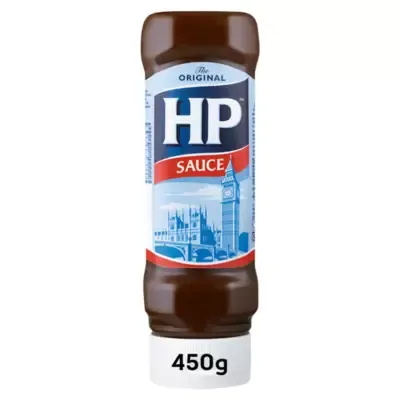 HP Brown Sauce 450g Stay Clean Cap Squeezy Bottle