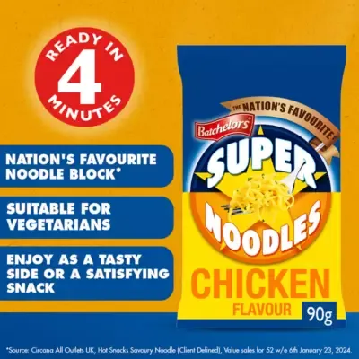 Batchelors Super Noodles Southern Fried Chicken Flavour 90g