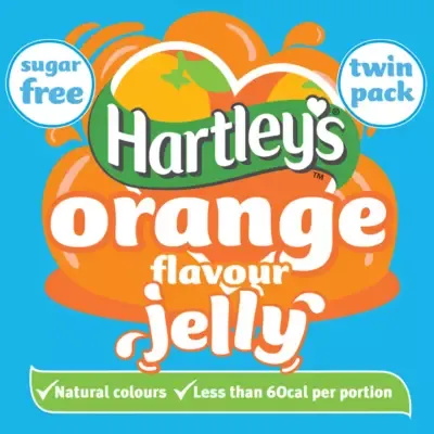 Hartley&#39;s Sugar Free Orange Flavour Jelly 23g