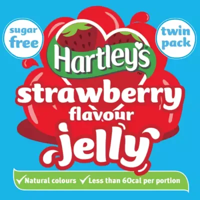 Hartley&#39;s Sugar Free Strawberry Flavour Jelly 23g