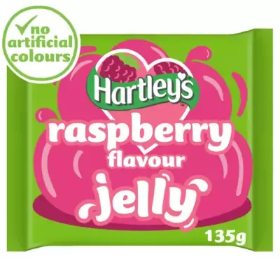 Hartley&#39;s Raspberry Flavour Jelly 135g