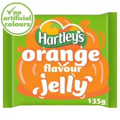 Hartley&#39;s Orange Flavour Jelly 135g
