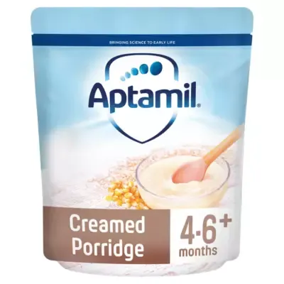 Aptamil Creamed Porridge Baby Cereal 4-6+ Months 125g