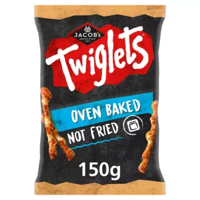Jacob&#39;s Twiglets Sharing Baked Snacks 150g Bag