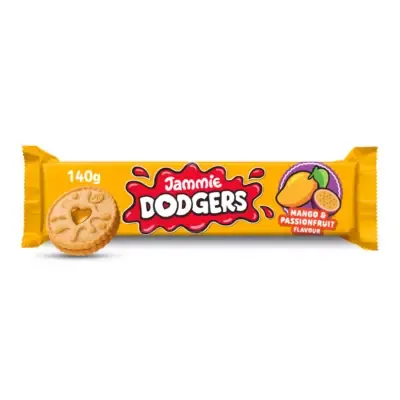 Jammie Dodgers Mango &amp; Passionfruit Flavour 140g