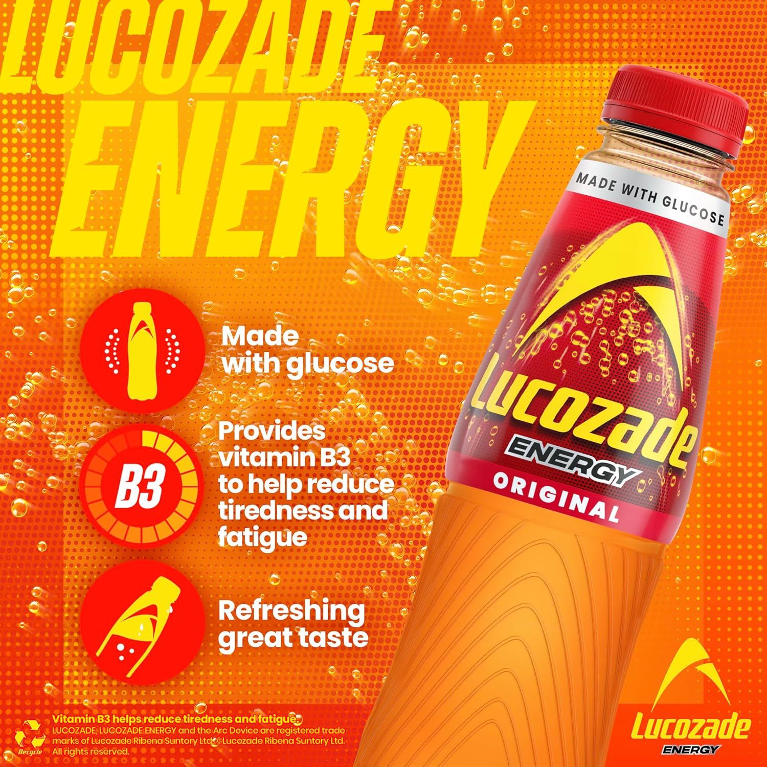 Lucozade Energy Drink Original 500ml