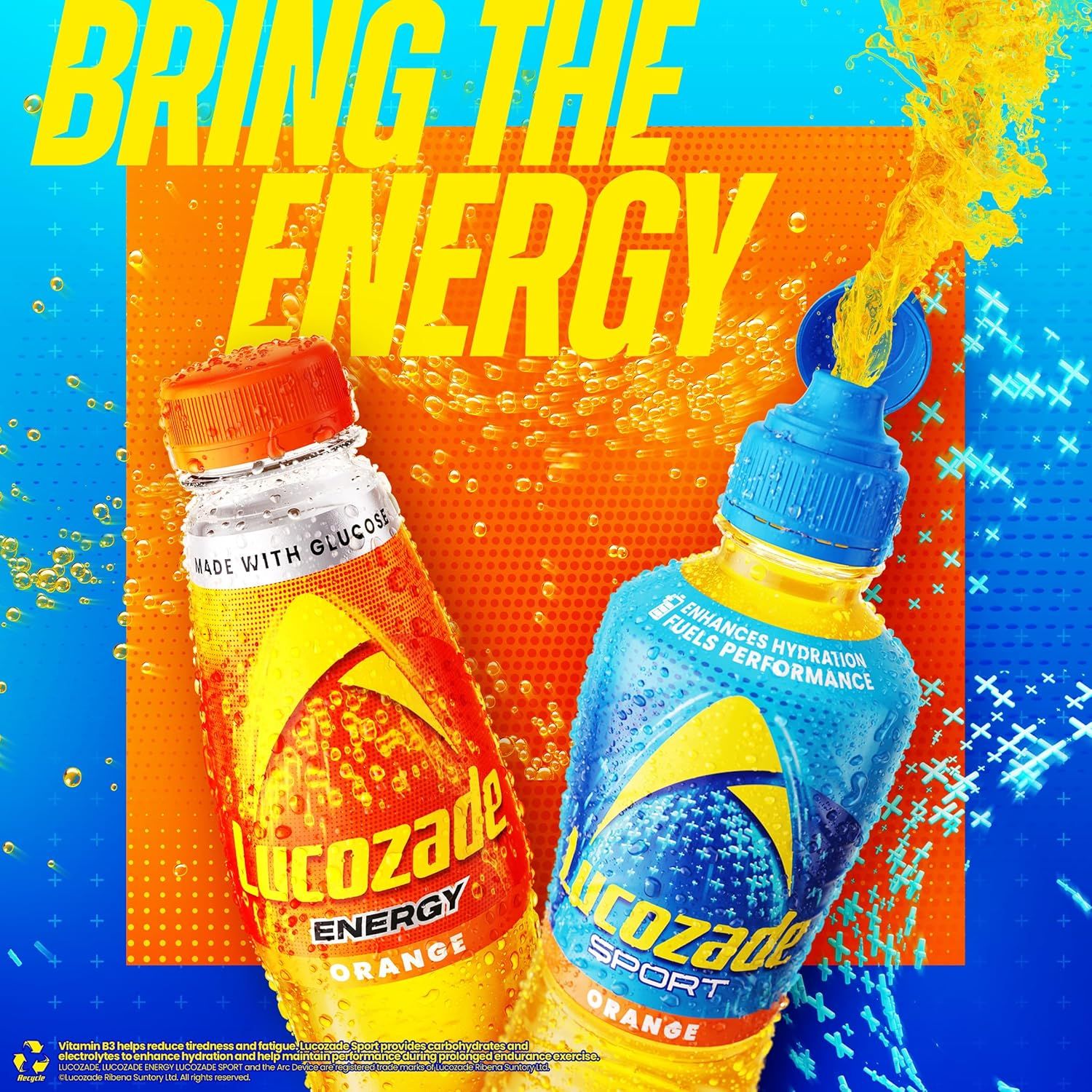 Lucozade Energy Orange 380ml Bottle
