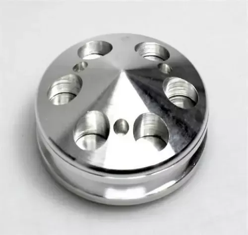 Till Generatorn Small Block Chevy Short or Long WP Aluminum 1 Groove Alternator Pulley 283 - 400