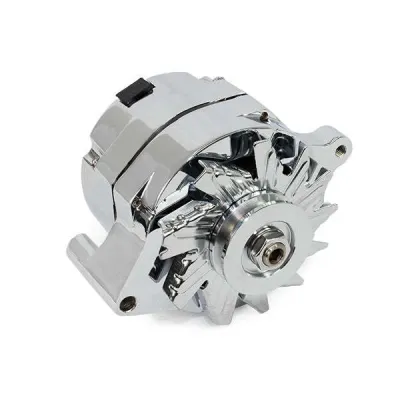 Generator   Performance ES1031C Chrome Ford 1G Style 110 Amp Alternator