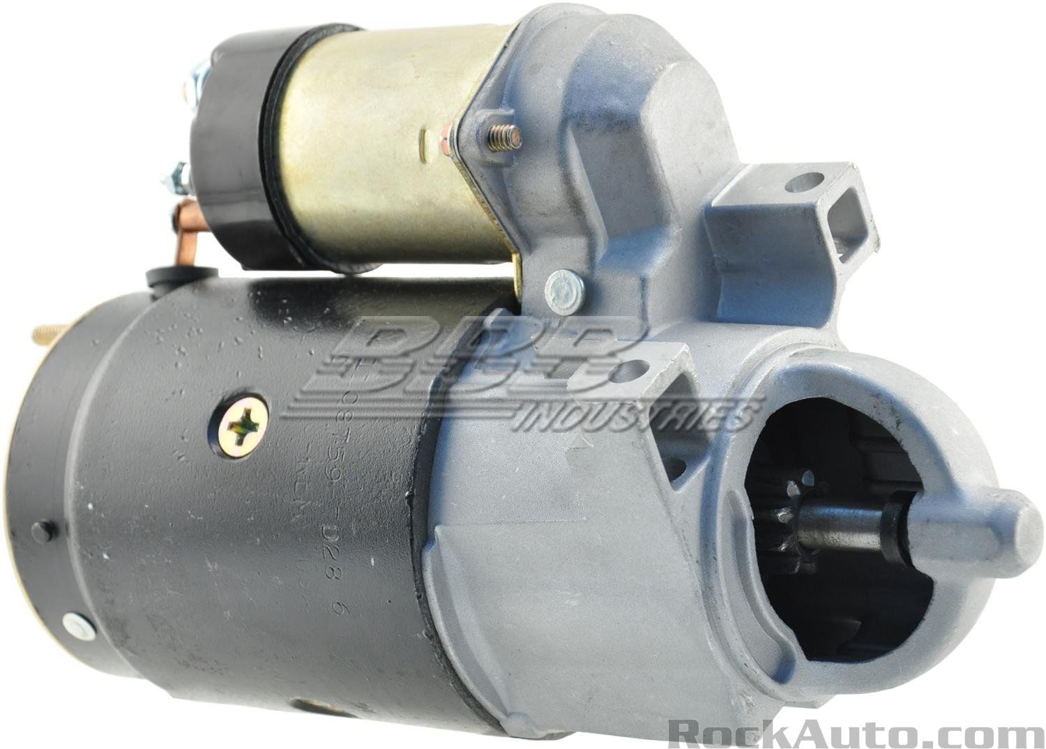 Startmotor  Str 10MT Buick, Caddy, Pont LT-1 &amp; Chevy 153T Flyw (Eng Block Mtg Only) Natural