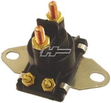 Relä    med platt fästplatta.