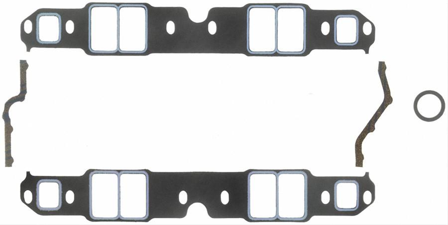 Insugningspackning  , 2.38 in. x 1.38 in. Port, .060 in. Thick, Chevy, Small Block, Set