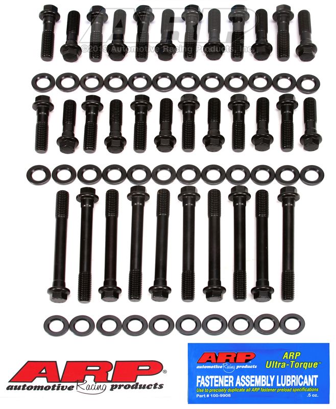 Topplocksbultar set ​Mopar B &amp; RB High Performance, Hex Head, Chrysler, Big Block, B/RB, en sats per motor